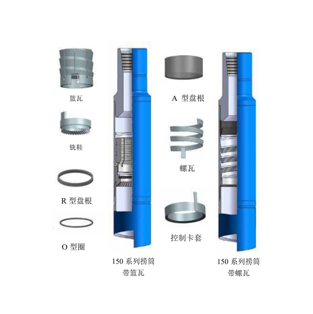 150系列捞筒（可退式卡瓦打捞筒）